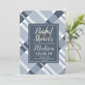 Vrijgezellenfeest - Dusty Blue Navy Pset Folie Rin Kaart (Staand voorkant)