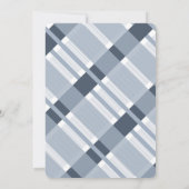 Vrijgezellenfeest - Dusty Blue Navy Pset Folie Rin Kaart (Achterkant)