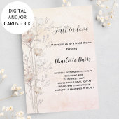 Vrijgezellenfeest Dusty Cream Wildflower herfst in Kaart