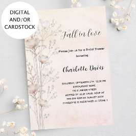 Vrijgezellenfeest Dusty Cream Wildflower herfst in Kaart