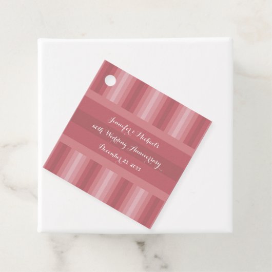 Vrijgezellenfeest Dusty Roos Jubileum Bedankjes Labels (In situ)