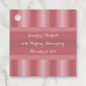 Vrijgezellenfeest Dusty Roos Jubileum Bedankjes Labels (Voorkant)