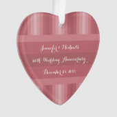 Vrijgezellenfeest Dusty Roos Jubileum Ornament (voorkant)