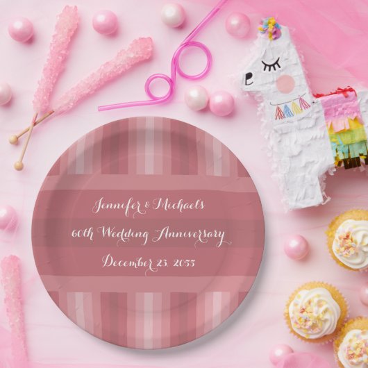 Vrijgezellenfeest Dusty Roos Jubileum Papieren Bordje (Feest)