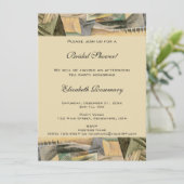  Vrijgezellenfeest, Earth Tones Colors, Cubisme Kaart (Staand voorkant)