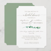 vrijgezellenfeest eenvoudige minimalistische, mode kaart (Voorkant / Achterkant)