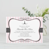 Vrijgezellenfeest Eiffeltoren Kaart (Staand voorkant)