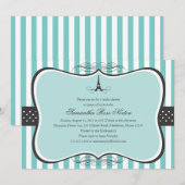 Vrijgezellenfeest Eiffeltoren Kaart (Voorkant / Achterkant)