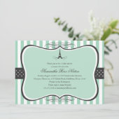 Vrijgezellenfeest Eiffeltoren Kaart (Staand voorkant)