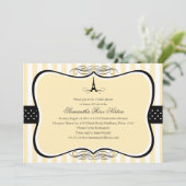 Vrijgezellenfeest Eiffeltoren Kaart (Staand voorkant)