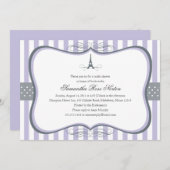 Vrijgezellenfeest Eiffeltoren Kaart (Voorkant / Achterkant)