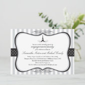 Vrijgezellenfeest Eiffeltoren Kaart (Staand voorkant)