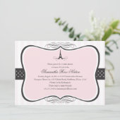 Vrijgezellenfeest Eiffeltoren Kaart (Staand voorkant)