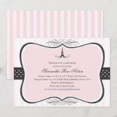 Vrijgezellenfeest Eiffeltoren Kaart (Voorkant / Achterkant)