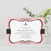 Vrijgezellenfeest Eiffeltoren Kaart (Staand voorkant)