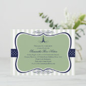 Vrijgezellenfeest Eiffeltoren Kaart (Staand voorkant)