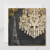 Vrijgezellenfeest Eiffeltoren — Typografie Kaart (Achterkant)