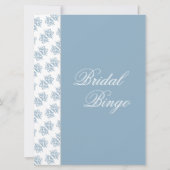 Vrijgezellenfeest - Elegant Blue Bingo Game Kaart (Achterkant)