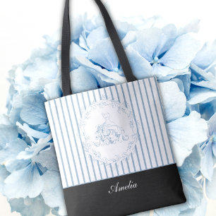 Vrijgezellenfeest - Elegant Blue Personalized Brid Tote Bag