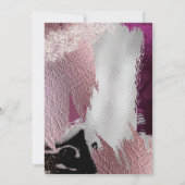 VRIJGEZELLENFEEST | Elegant Bold Berry Wine Stroke Kaart (Achterkant)