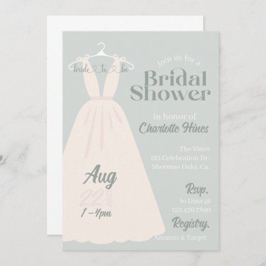 Vrijgezellenfeest, Elegant, Bruid om te zijn, Brui Kaart (Voorkant / Achterkant)