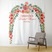 Vrijgezellenfeest Elegant Floral Arch Wandkleed (In situ)