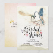 Vrijgezellenfeest Elegant Love Heart Dragonfly Mat Kaart (Voorkant / Achterkant)