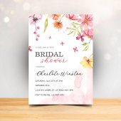 Vrijgezellenfeest Elegant Summer Meadow Wildflower Kaart