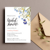 Vrijgezellenfeest Elegant Summer Meadow Wildflower Kaart