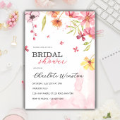 Vrijgezellenfeest Elegant Summer Meadow Wildflower Kaart