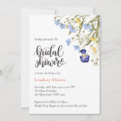 Vrijgezellenfeest Elegant Summer Meadow Wildflower Kaart (Voorkant)