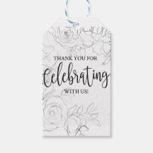 Vrijgezellenfeest, elegante bruidsdouche uitnodigi