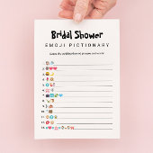 Vrijgezellenfeest Emoji Pictionary Game Kaart