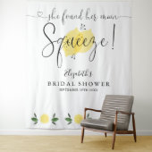 Vrijgezellenfeest-emons hoofdlettertoets wandkleed (In situ)