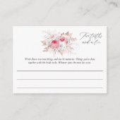 Vrijgezellenfeest- en kalfskammen informatiekaartje (Voorkant)