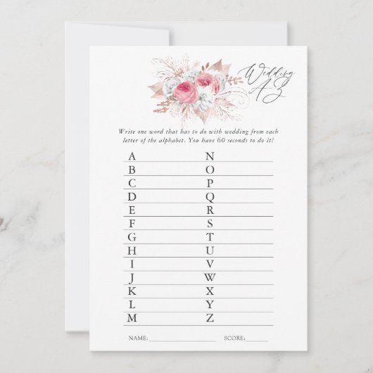 Vrijgezellenfeest- en kalfskammen kaart (Voorkant)