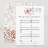 Vrijgezellenfeest- en kalfskammen kaart (Voorkant / Achterkant)