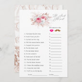 Vrijgezellenfeest- en kalfskammen kaart (Voorkant / Achterkant)