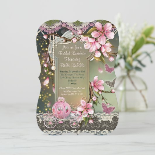 vrijgezellenfeest- en Luncheon-uitnodigingen Kaart (Staand voorkant)