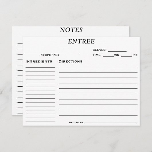 Vrijgezellenfeest Entree Recipcard Uitnodiging Briefkaart (Voorkant / Achterkant)