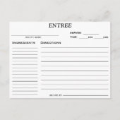 Vrijgezellenfeest Entree Recipcard Uitnodiging Briefkaart (Voorkant)