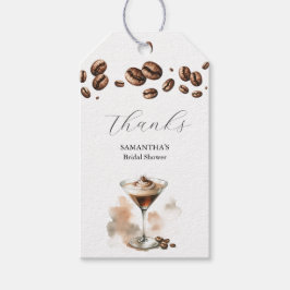 Vrijgezellenfeest Espresso Favoriet Tags Bedankt A Cadeaulabel