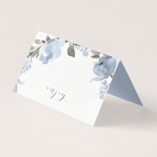 Vrijgezellenfeest Etiket Kaarten Dusty Blue (Voorkant)