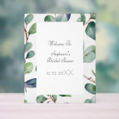 Vrijgezellenfeest Eucalyptus Green laat een coole  Acryl Bord (Neutraal)