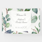 Vrijgezellenfeest Eucalyptus Green laat een coole  Spandoek (Horizontaal)