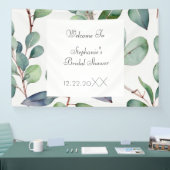 Vrijgezellenfeest Eucalyptus Green laat een coole  Spandoek (Beurs)