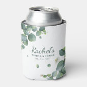 Vrijgezellenfeest Eucalyptus Greenery Floral Blikjeskoeler (Blikje Voorkant)