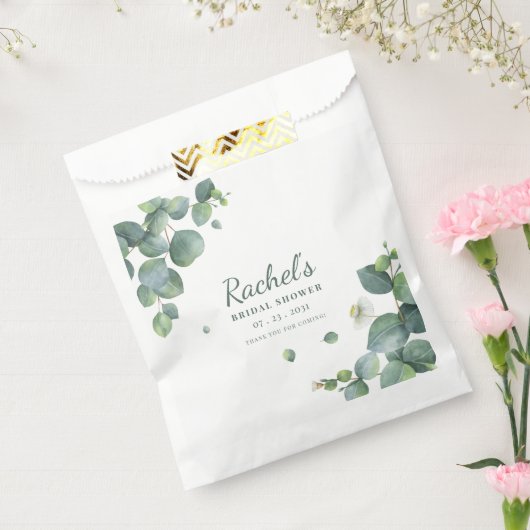 Vrijgezellenfeest Eucalyptus Greenery Floral Custo Bedankzakje (Gezegeld)