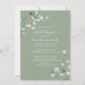 Vrijgezellenfeest Eucalyptus Greenery Script Kaart (Voorkant)