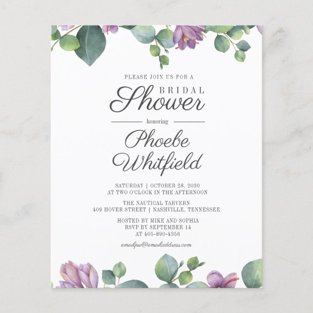 Vrijgezellenfeest Eucalyptus Greenery Succulent (Voorkant)